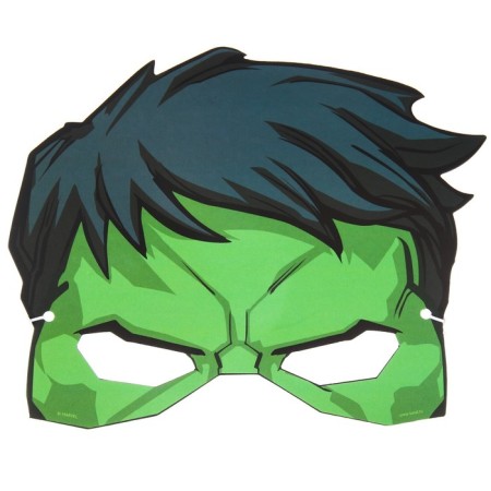 Set of carnival mask and butterfly "Hulk", Avengers-4