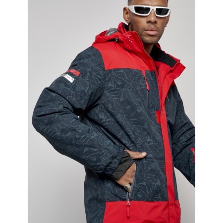 Male winter ski costume, size 48, dark blue color-11