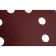 Circle of abrasive grinding bison 35562-125-600, perforated, P600, 125 mm, 5 pcs.