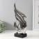 Souvenir Ceramics "Abstraction. Sea arrows" silver 7.5x18.5x41 cm
