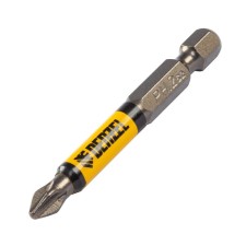 Denzel 11642 bit set, round profile, PH2 x 60 mm, steel S2, 10 pcs.