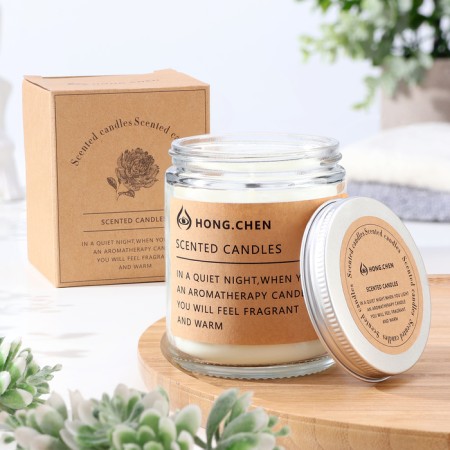 Aromatic candle in the Bank "Hong.Chen", vanilla