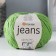 Yarn "jeans" 55% cotton, 45% acrylic 160m/50g (69 grass)