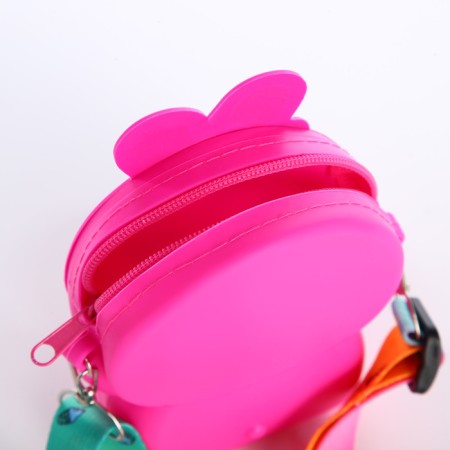 Bag's bag with lightning, raspberry color-2
