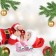 Gift set of socks - rattles "Princess", 2 pcs., New Year's packaging, crumb I