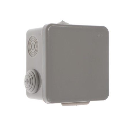 Distribution box Luazon Lighting, 80x80x50 mm, IP54, for open installation