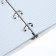 Notebook A5, 80 sheets, on 4 rings, a leopard notebook, cover coated cardboard, glossy lamination, rounded corners