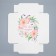 Gift folding box, packaging, "flowers", 30 x 20 x 9 cm
