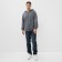 Male sweatshirt, launched, dark gray color, size 56