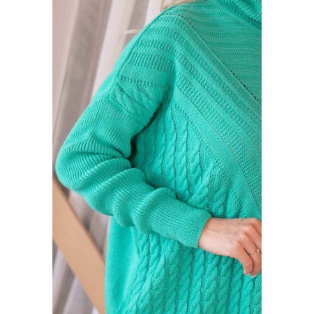 Female jumper, size 42, turquoise color-4