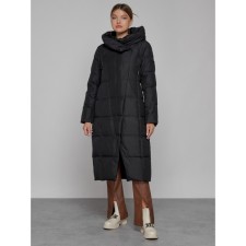 Coat insulated winter female, size 42, black color