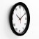 Wall clock, series: classic, smooth move, d = 28 cm