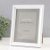 Photo frame Plastic "Gala" 15x20 cm, white (plastic screen)