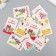 Cardboard "Birthday" set 10 pcs (5 types) 4x6 cm