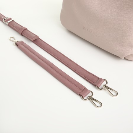 Women's bag with lightning, beige color-5