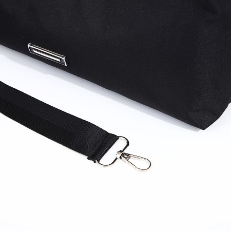 Bag Cross-Bodi with a zipper, black color-8