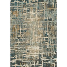 Rectangular carpet Matrix D587, size 160 x 230 cm, color Beige-Blue
