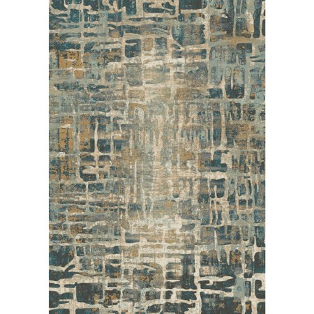 Rectangular carpet Matrix D587, size 160 x 230 cm, color Beige-Blue