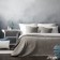 The Liberty set: a blanket 230 x 250 cm, pillowcases 45 x 45 cm - 2 pcs, gray