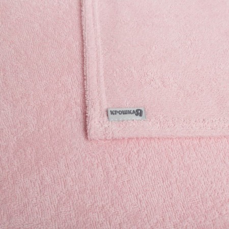 Toward Tensor Corner I am 85x85 cm, peach-pink color, 100% cotton, 320 g/m-5