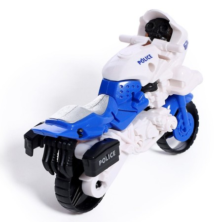 The Police Motorcycle robot is transformed-5