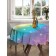 The tablecloth "Rainbow shine", round, Saten, d = 150 cm