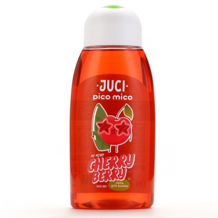 Bath foam, 300 ml, cherry aroma, Pico Mico-1