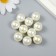 Plastic beads with a non -water opening "Pearl ball" set 10 pcs d = 1.6 cm