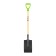 Shovel is universal, rectangular, l = 115 cm, wooden lacquered stalk, Sibrtekh