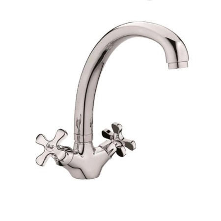 Kitchen mixer Rush Sakhalin SA5350-23, two-wound, chrome