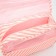 Velcro cosmetic bag, with a handle, with a hook, with a pen, pink color