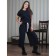 Female suit, size 54, black color