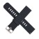 22 mm watch strap, with quick-detachable studs, silicone, L-21.5 cm, black