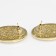 Earrings with pearls "openwork" graceful, white color in gold