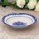 Plate "flowers", deep, d = 24 cm, h = 4 cm, gzhel