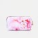 Lightning cosmetic bag, white/lilac color