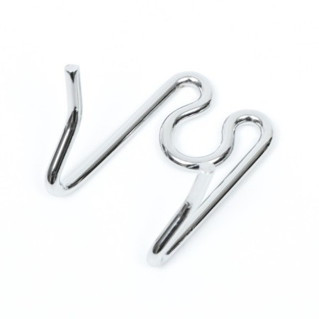 Link for a strict collar - half -reaches, chrome steel, thickness 2.5 mm-1