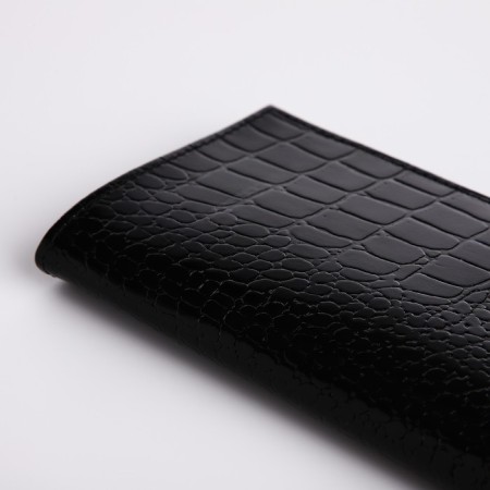 Textura passport cover, black color-3