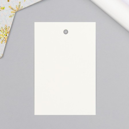 Бирка картон "Сердечки" 4х6 см-2