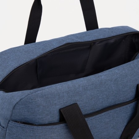 Road bag on lightning, 3 outer pockets, blue color-2