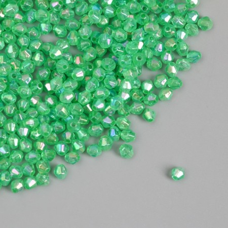 Beads for creativity Plastic "Rhombus Crystal Hologography" Set 20 grams 0.4x0.4 cm-1