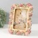 Photo frame Polystone 10x15 cm "Garden with pionoid roses" 16.5x2.1x21.3 cm