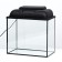 Aquarium "rectangular" with a lid, 30 liters, 40 x 23 x 34.9 cm, black