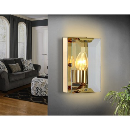 Wall lamp with a replaceable lamp Ambrella Light, Traditional, Tr5157, E14, Color Gold-1