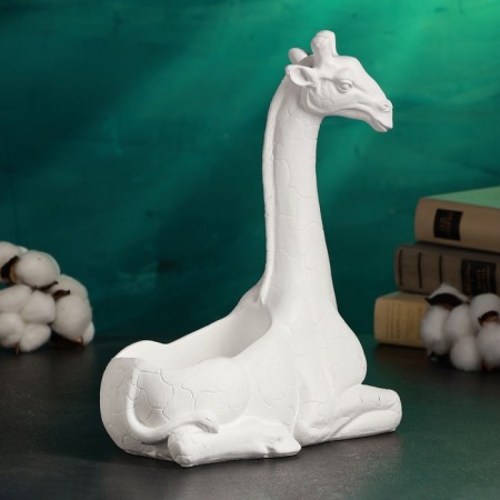 Steel for the little things "Giraffe" 13x11x29cm, white-4