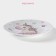 Board ceramic shade “Council and unicorn”, D = 17.5 cm, white color