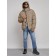 Sports Bologna male winter, size 50, beige color