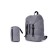 Youth backpack, synthetic fabric, 275x425x205 cm, gray