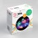 LED cord "ERA" 5 m, transparent thread, glow of multi, 1 mode, solar battery