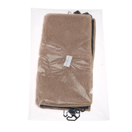 Kittail in the front seat, natural wool, short pile, beige-7
